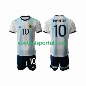 Argentinië Maradona 10 Kind Thuis Tenue 2019-20